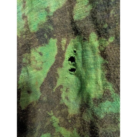 American Eagle Tie Dyed V-Neck Tee - Picture 3 of 4